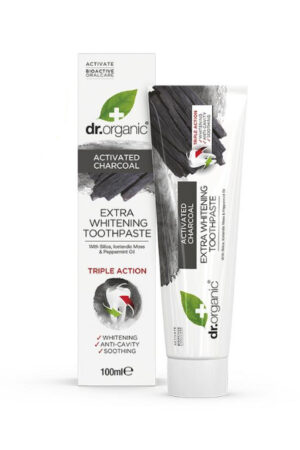 Dr Organic Charcoal Toothpaste 100ml